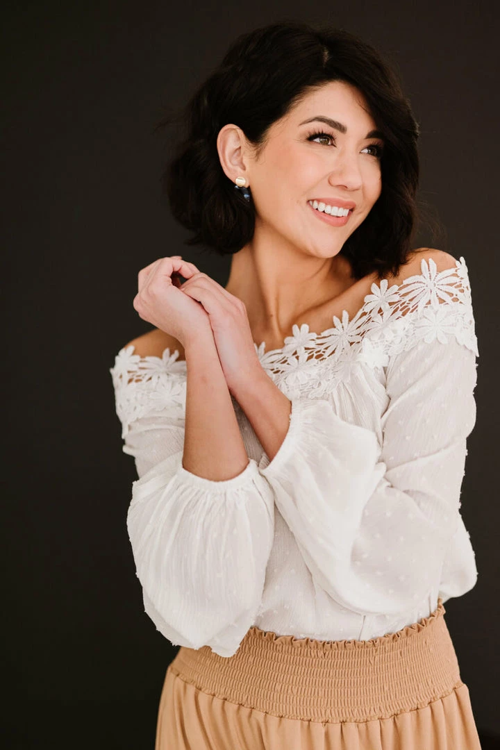 Trendsi Ladue Crochet Trim Top (GHG-S) GHG- Shop Singles 3 Trendsi Ladue Crochet Trim Top (GHG-S) GHG- Shop Singles