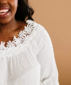 Trendsi Ladue Crochet Trim Top (GHG-S) GHG- Shop Singles 27 Trendsi Ladue Crochet Trim Top (GHG-S) GHG- Shop Singles