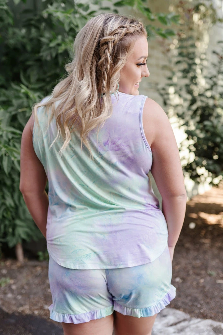 No Ship Drop Ship Tops Pixie Dust Tie Dye Shorts 4 No Ship Drop Ship Tops Pixie Dust Tie Dye Shorts