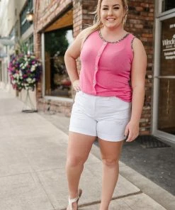 No Ship Drop Ship Leopard In Lipstick Sleeveless Top 3X