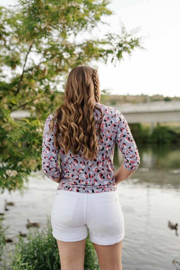 No Ship Drop Ship Spotted Lavender Hooded Top 8 No Ship Drop Ship Spotted Lavender Hooded Top