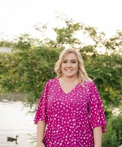 No Ship Drop Ship Magenta Magic Blouse