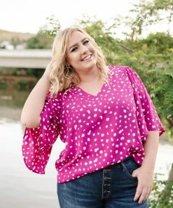 No Ship Drop Ship Magenta Magic Blouse