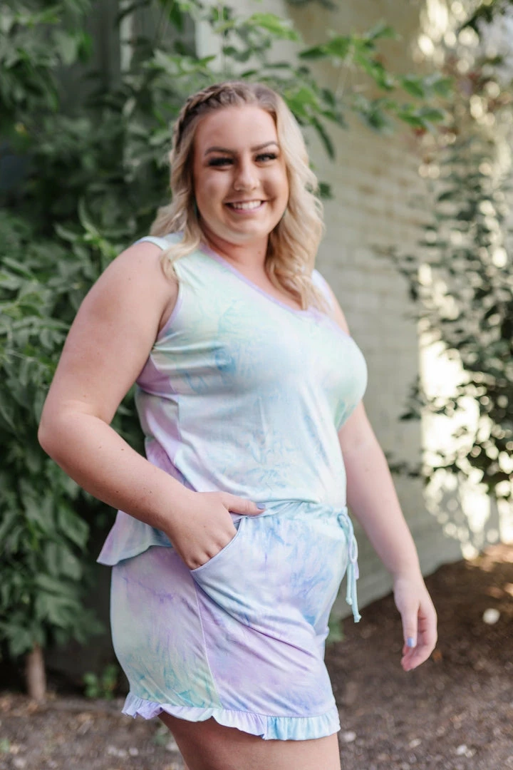 No Ship Drop Ship Tops Pixie Dust Tie Dye Shorts 2 No Ship Drop Ship Tops Pixie Dust Tie Dye Shorts