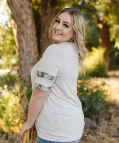 No Ship Drop Ship 3X A Dash Of Camo Top