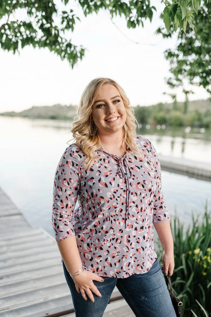 No Ship Drop Ship Spotted Lavender Hooded Top 1 No Ship Drop Ship Spotted Lavender Hooded Top