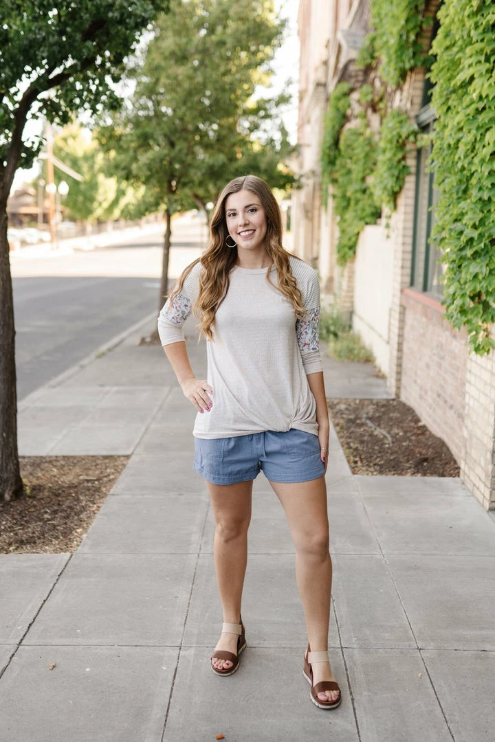 No Ship Drop Ship Summer Garden Tunic In Oatmeal 5 No Ship Drop Ship Summer Garden Tunic In Oatmeal