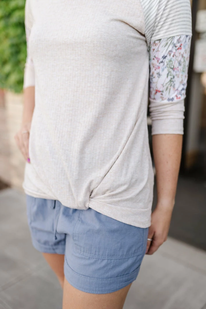 No Ship Drop Ship Summer Garden Tunic In Oatmeal 2 No Ship Drop Ship Summer Garden Tunic In Oatmeal