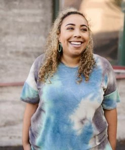 No Ship Drop Ship Arctic Waters Tie Dye Top 18 No Ship Drop Ship Arctic Waters Tie Dye Top