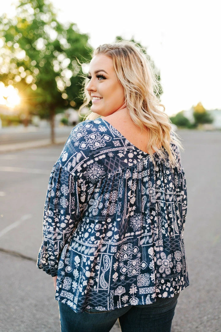 No Ship Drop Ship Blue Is Your Color Peasant Top 2 No Ship Drop Ship Blue Is Your Color Peasant Top