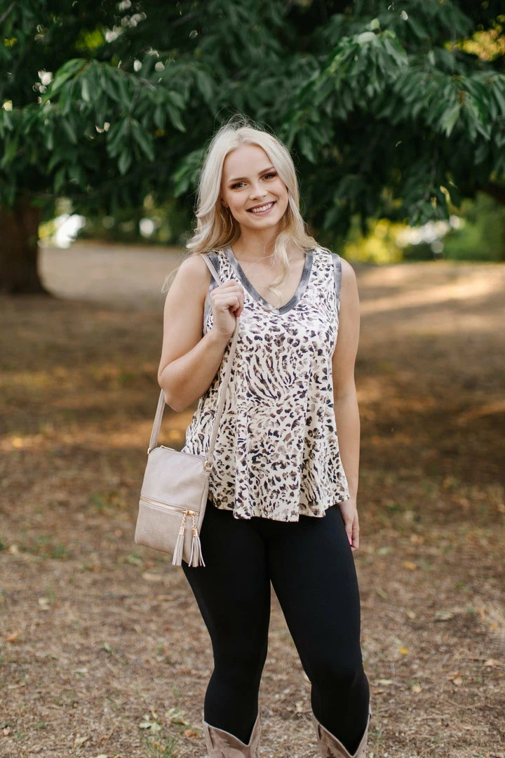 No Ship Drop Ship Tops Tanks A Lot Leopard Print Sleeveless Top 7 No Ship Drop Ship Tops Tanks A Lot Leopard Print Sleeveless Top