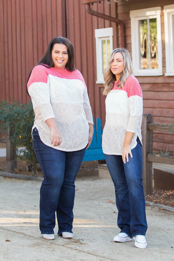 Boutique Simplified Coralina Colorblock Knit Top 9 Boutique Simplified Coralina Colorblock Knit Top