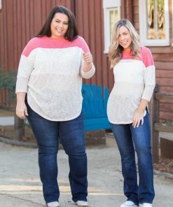 Boutique Simplified Coralina Colorblock Knit Top 16 Boutique Simplified Coralina Colorblock Knit Top