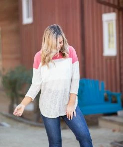 Boutique Simplified Coralina Colorblock Knit Top 13 Boutique Simplified Coralina Colorblock Knit Top