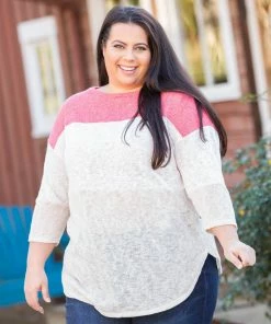 Boutique Simplified Coralina Colorblock Knit Top 12 Boutique Simplified Coralina Colorblock Knit Top