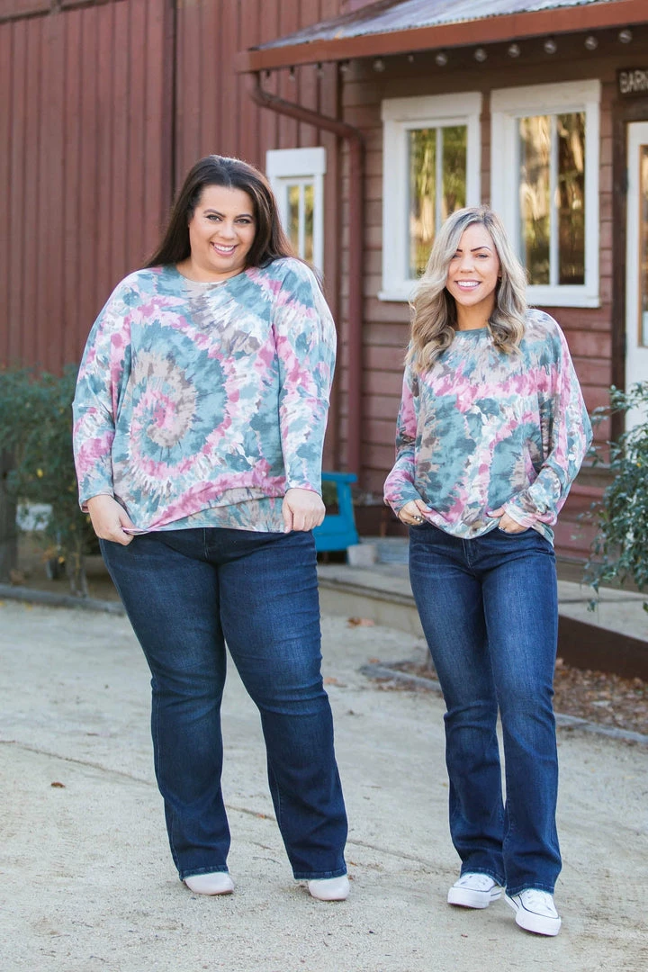 Boutique Simplified Splish Splash Long Sleeve Dolman 3 Boutique Simplified Splish Splash Long Sleeve Dolman