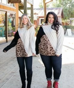 Boutique Simplified Too Wild To Tame Turtleneck Sweater