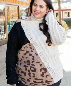 Boutique Simplified Too Wild To Tame Turtleneck Sweater