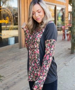 Boutique Simplified Flower Gazing Long Sleeve Top 15 Boutique Simplified Flower Gazing Long Sleeve Top
