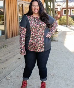 Boutique Simplified Flower Gazing Long Sleeve Top 14 Boutique Simplified Flower Gazing Long Sleeve Top