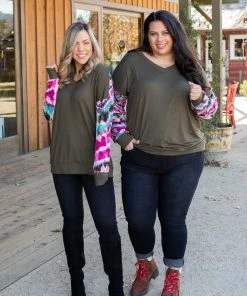 Boutique Simplified Spiritual Awakening Long Sleeve Top