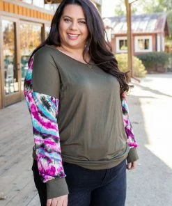 Boutique Simplified Spiritual Awakening Long Sleeve Top