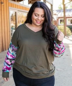 Boutique Simplified Spiritual Awakening Long Sleeve Top