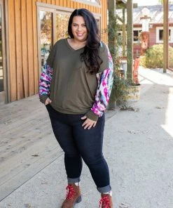 Boutique Simplified Spiritual Awakening Long Sleeve Top