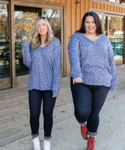 Boutique Simplified Wavy Navy Puff Sleeve Top 17 Boutique Simplified Wavy Navy Puff Sleeve Top