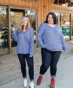 Boutique Simplified Wavy Navy Puff Sleeve Top 11 Boutique Simplified Wavy Navy Puff Sleeve Top