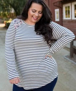 Boutique Simplified 1X Double Take Long Sleeve Top 14 Boutique Simplified 1X Double Take Long Sleeve Top