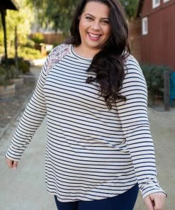 Boutique Simplified 1X Double Take Long Sleeve Top 21 Boutique Simplified 1X Double Take Long Sleeve Top