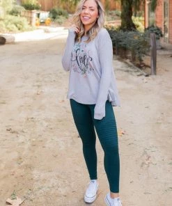 Boutique Simplified Encompassed In Love Long Sleeve Tunic