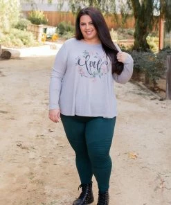 Boutique Simplified Encompassed In Love Long Sleeve Tunic