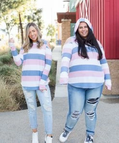 Boutique Simplified Oceanside Cold Shoulder Thumbhole Hoodie 3X