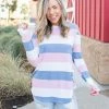 Boutique Simplified Oceanside Cold Shoulder Thumbhole Hoodie 3X