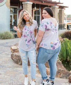 Boutique Simplified Garden Party Reversible Top