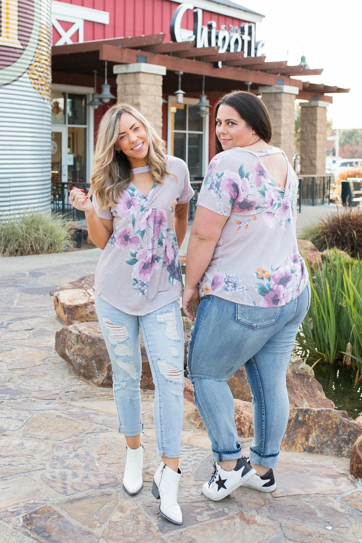 Boutique Simplified Garden Party Reversible Top 2 Boutique Simplified Garden Party Reversible Top