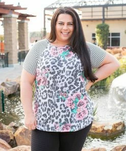 Boutique Simplified Crazy About You Short Sleeve Raglan