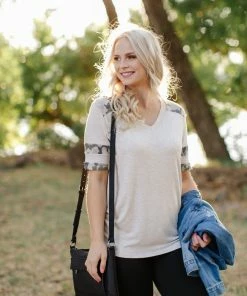 No Ship Drop Ship 3X A Dash Of Camo Top