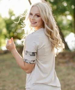 No Ship Drop Ship 3X A Dash Of Camo Top