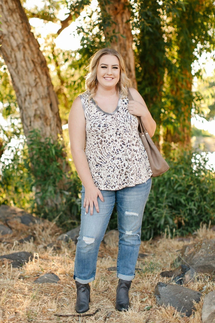 No Ship Drop Ship Tops Tanks A Lot Leopard Print Sleeveless Top 4 No Ship Drop Ship Tops Tanks A Lot Leopard Print Sleeveless Top