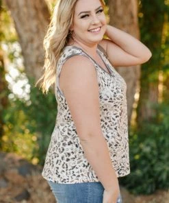 No Ship Drop Ship Tops Tanks A Lot Leopard Print Sleeveless Top 25 No Ship Drop Ship Tops Tanks A Lot Leopard Print Sleeveless Top