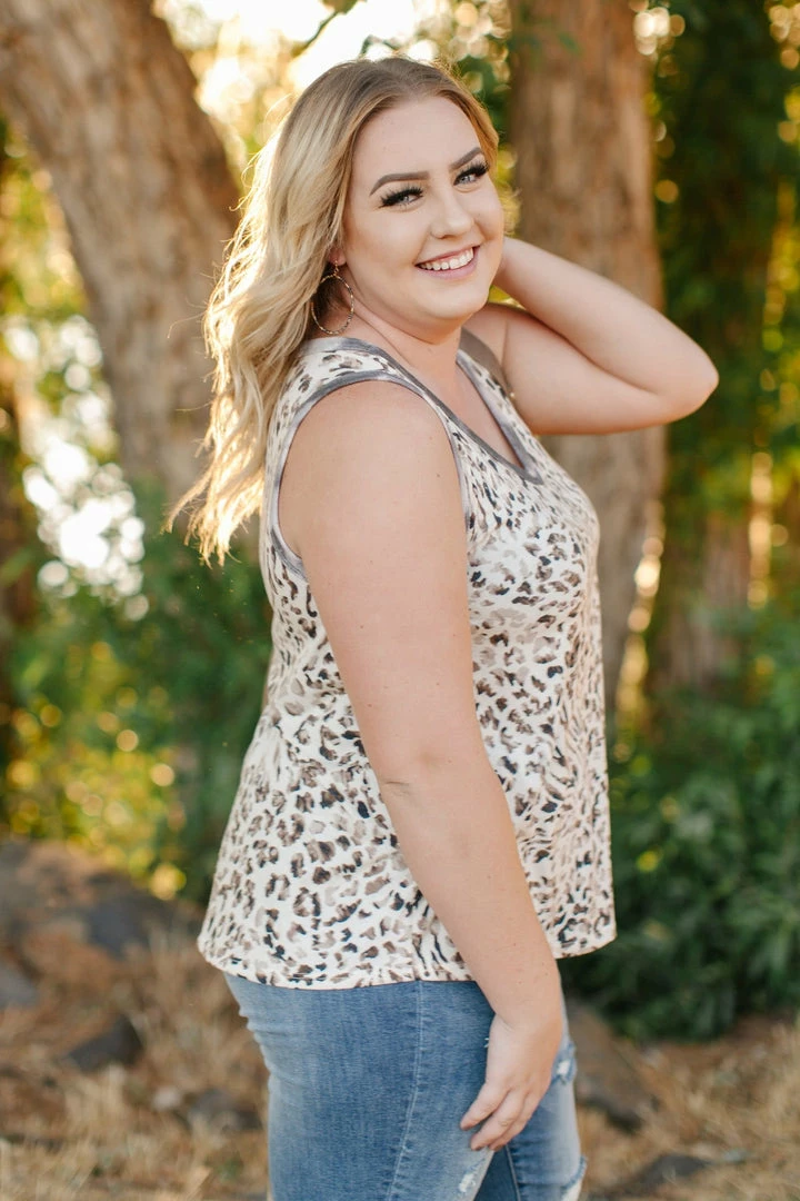 No Ship Drop Ship Tops Tanks A Lot Leopard Print Sleeveless Top 12 No Ship Drop Ship Tops Tanks A Lot Leopard Print Sleeveless Top