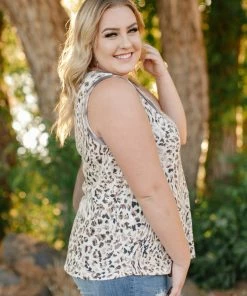 No Ship Drop Ship Tops Tanks A Lot Leopard Print Sleeveless Top 26 No Ship Drop Ship Tops Tanks A Lot Leopard Print Sleeveless Top