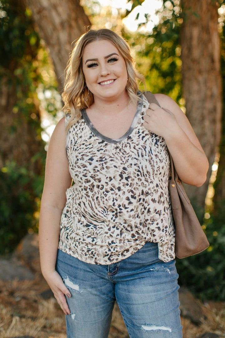 No Ship Drop Ship Tops Tanks A Lot Leopard Print Sleeveless Top 14 No Ship Drop Ship Tops Tanks A Lot Leopard Print Sleeveless Top