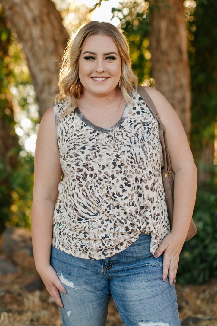 No Ship Drop Ship Tops Tanks A Lot Leopard Print Sleeveless Top 6 No Ship Drop Ship Tops Tanks A Lot Leopard Print Sleeveless Top