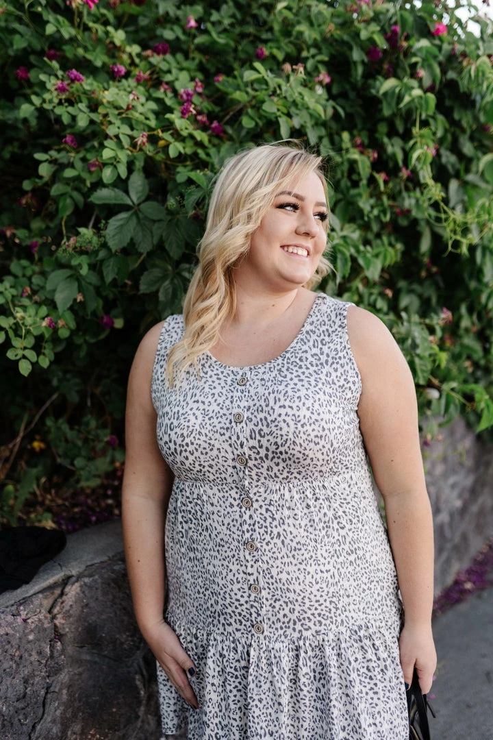 No Ship Drop Ship Leapin Leopard Sleeveless Dress 2 No Ship Drop Ship Leapin Leopard Sleeveless Dress