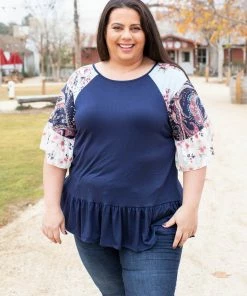 Boutique Simplified Full Clarity Ruffle Sleeve Top