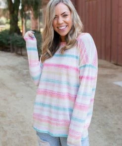 Boutique Simplified Debonair Spirit Long Sleeve Top